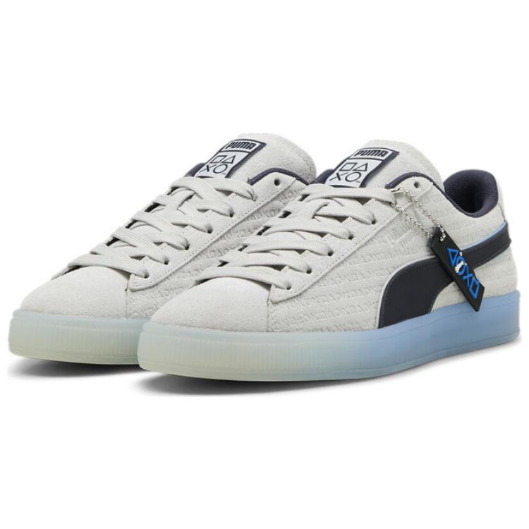 Кроссовки Playstation x Puma Suede Glacial Grey для мужчин New-Navy 396246-01