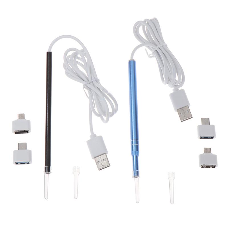 1 комплект умных устройств для чистки ушей, ложка для эндоскопа, визуальная камера для чистки ушей, устройство для чистки ушей