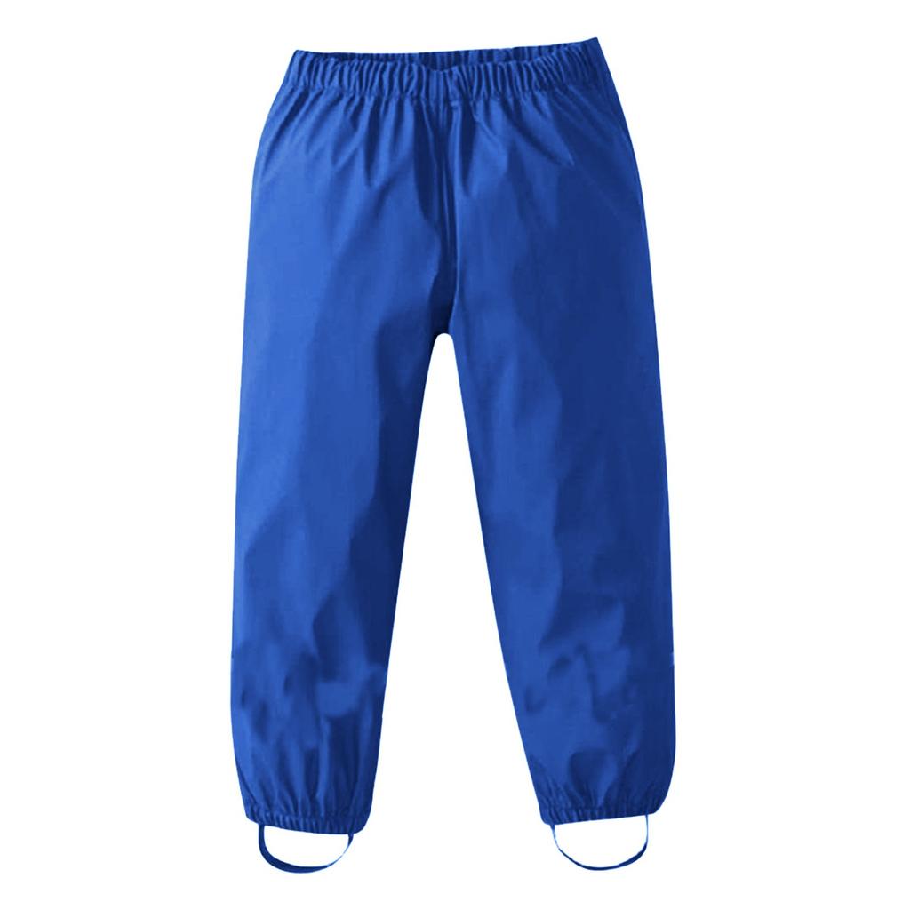 Непромокаемые штаны для маленьких мальчиков и девочек, ветрозащитные водонепроницаемые грязевые брюки, одежда