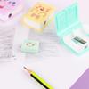 Writing Drawing Pencil Eraser Sharpener Set Less Rubber Debris Pencil Cutting Tools  Children