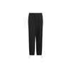Sportswear Pants Solid Color Elastic Waist Drawstring Knit Sports Pants Men Pants Black IM9029