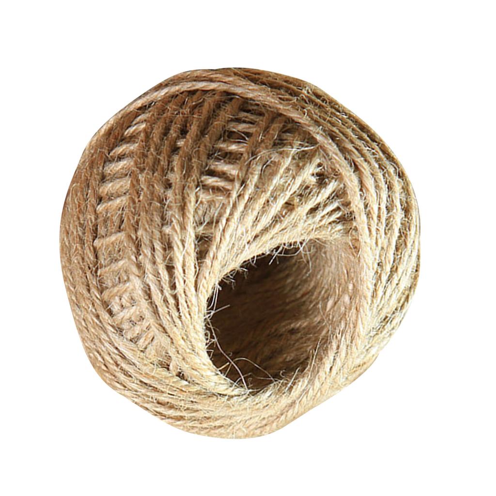 Jute String Rope Multifunctional Vintage Plant Fibre Twine String for Handcraft