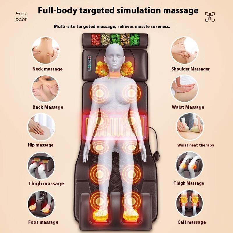 Матрас для всего тела матрас Бытовой шейный массажный инструмент Электрическая подушка для плеч, шеи, талии и спины