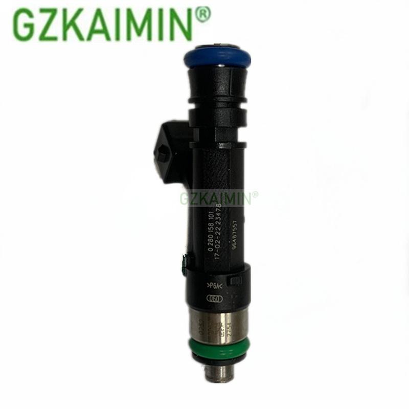 GZKM 4PCS Fuel Injector Nozzle OEM 0280158101 For Chevrolet OPTRA Saloon Nubira 1.8 Lacetti J200 05