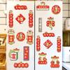 Chinese 2025 Snake Year Fridge Magnets Mini Spring Festival Supplies  Home Living Room Decor