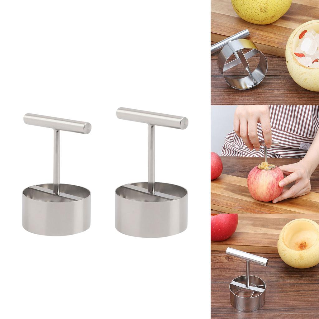 304 Stainless Steel Fruit Corer Tool Fruit Core Remover Hole Digger Baking 
