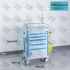 ABS Anesthesia & Infusion Multifunctional Rescue Trolley with Single/Double Door and Five Drawers
