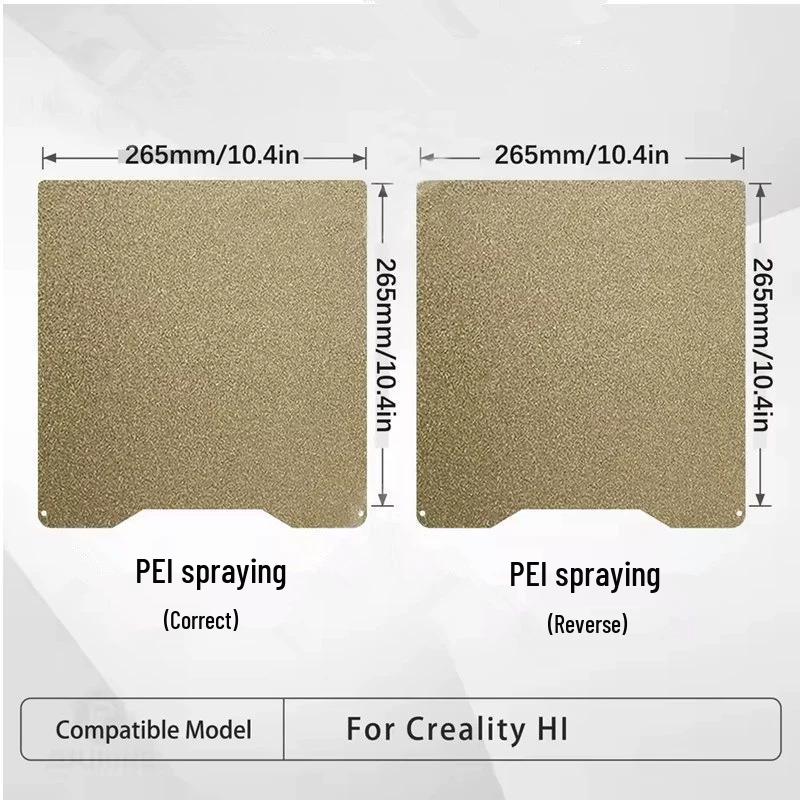 Двусторонняя стальная пружинная платформа для 3D-печати Creality Наклейка
