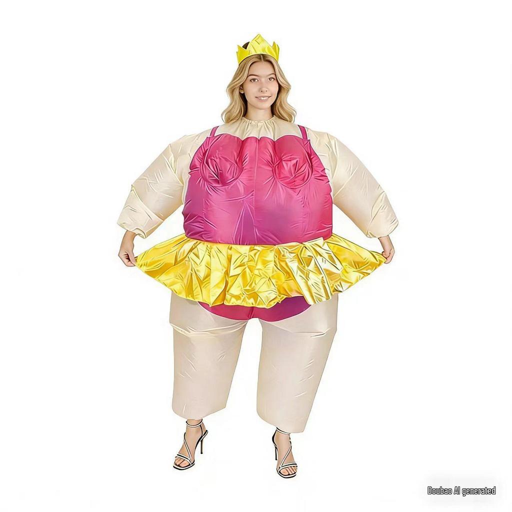 Надувная толстая кукла на Хэллоуин Мультяшный балетный костюм - Забавный костюм для вечеринки