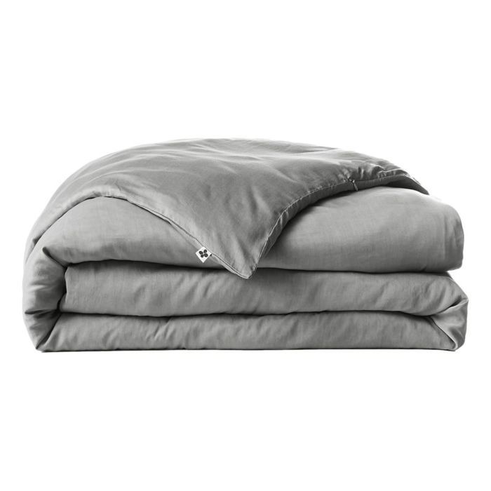 Housse de couette "Lysandre" toutes dimensions "Lyocel" L'effet Papillon - Lysandre Granit - Housse de couette 240 x 220 cm