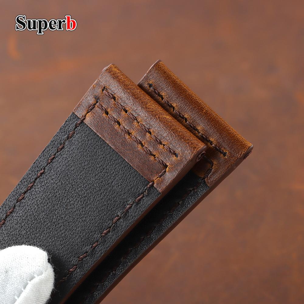 Leather Band 28mm Vintage Cowhide Watch Strap for Men Women Business Bracelet for SevenFriday Watchband Wristband Accessories