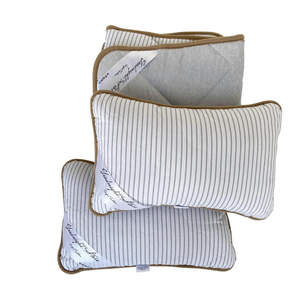 Merino Wool Blanket Set + Pillow Goodnight.Store Gray All Season