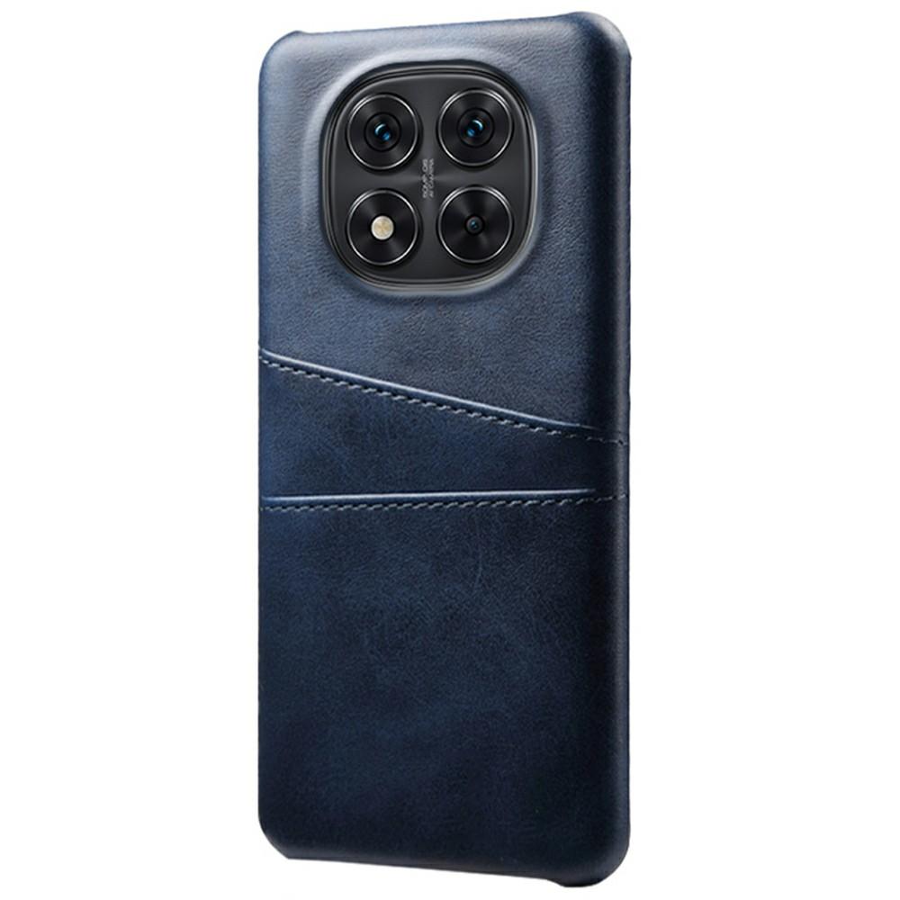 Чехол для Xiaomi Redmi Note 14 Pro 5G/Poco X7 5G с двумя слотами для карт, из ПУ кожи + твердый поликарбонат, чехол для телефона
