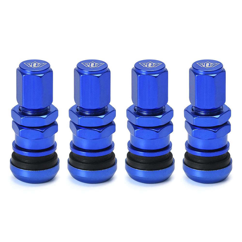4pcs / set Universal Motorcycle Car Wheel Tubeless Tire Valve Air Caps for Tire Valve Stem Aluminum Metal Air Valve Stem VR-WR11