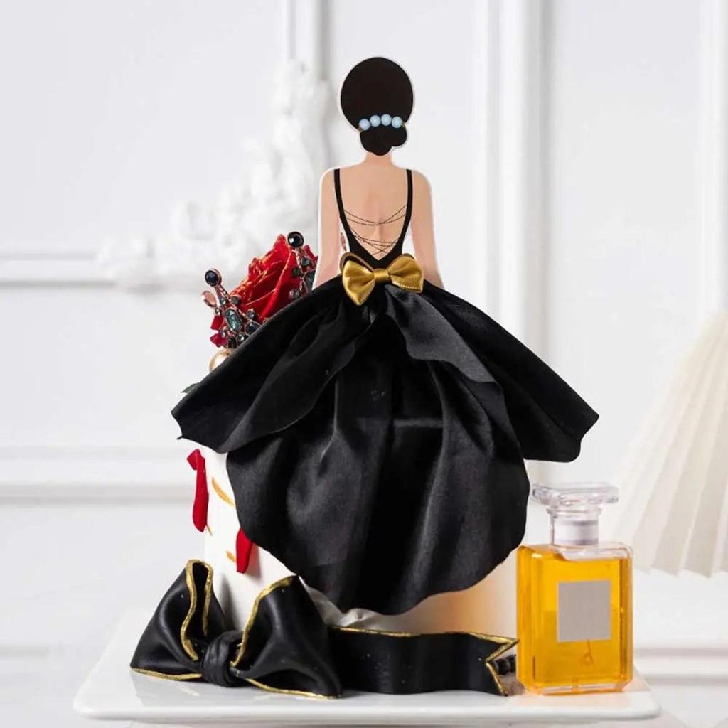 Новое свадебное платье, украшение для кекса, шелковая юбка, украшение для торта, украшение для торта для девочки, леди, украшения для торта на день рождения, принадлежности для праздничного торта