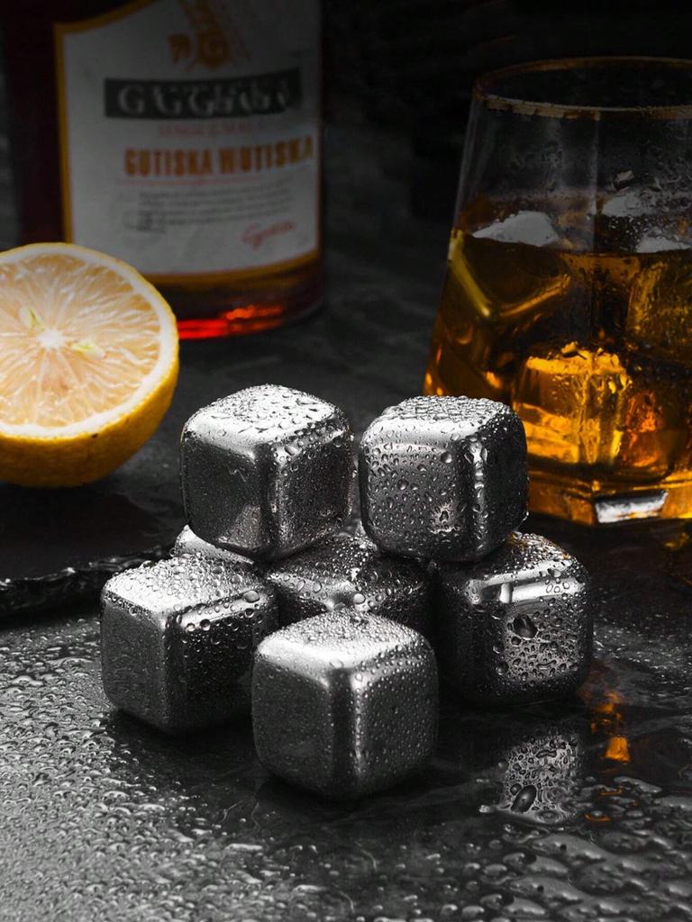 4/6/8 шт. 304 нержавеющая сталь камни для виски кубики льда магия водка вино пиво охладитель бар виски камень охладитель потягивать охладитель инструмент