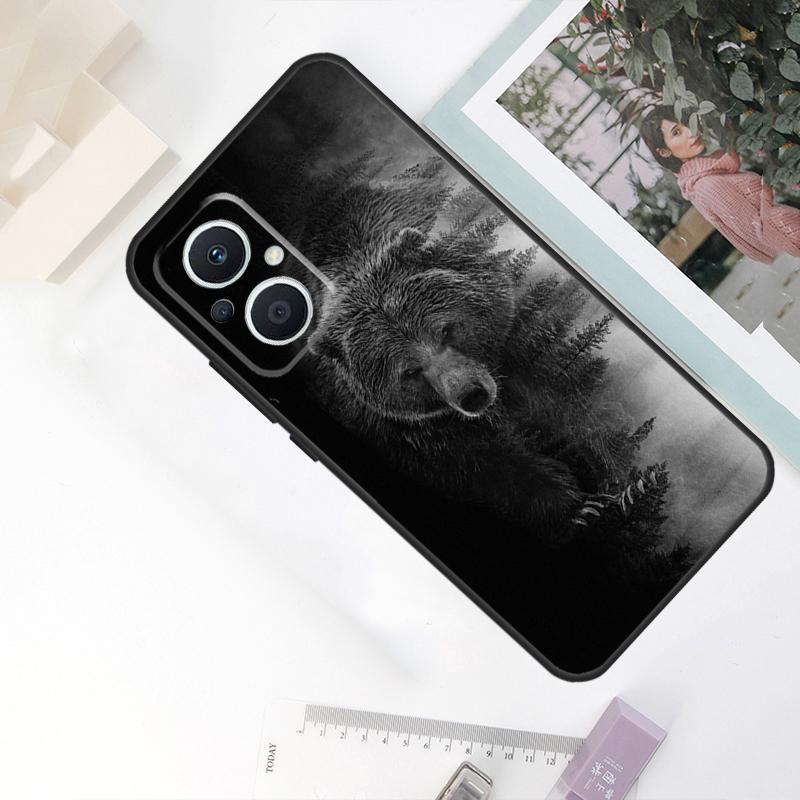 Чехол с изображением гризли для OPPO Reno 8T 4Z 5Z 11F 10 Pro 4 5 6 8 7 Lite OPPO Find X6 X5 Pro X2 X3 Neo