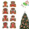 8Pcs Acrylic Special Shaped Christmas Cartoon Hanging Diamond Art Kits 5D DIY Diamond Art Hanging Decorations Bedroom Decoration