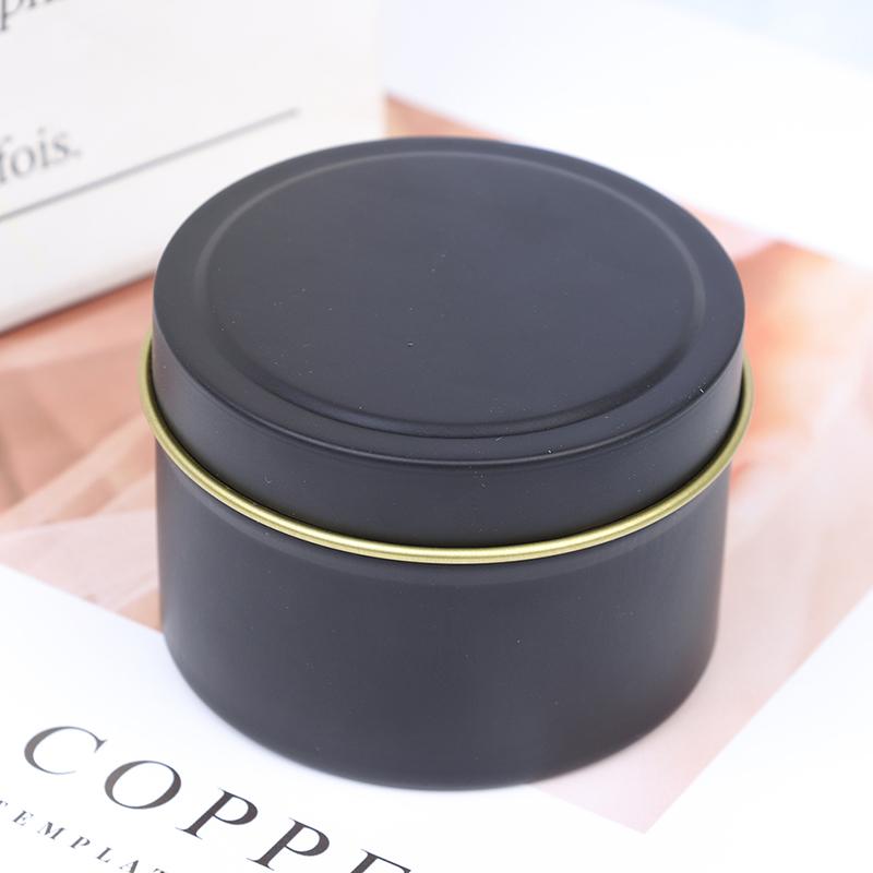 Сделай сам круглые баночки для свечей 4 унции алюминиевые банки с крышками контейнеры для косметических пробников органайзер для хранения