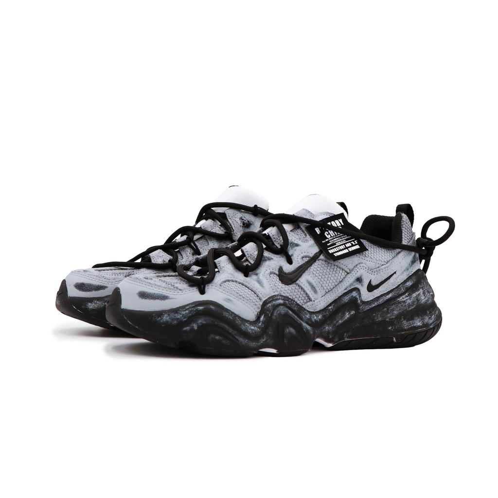 Nike Tech Hera Abrasion Resistant Abrasion Resistant Low top Casual Shoes Men's Gray Black FJ9532-101(Team17-)