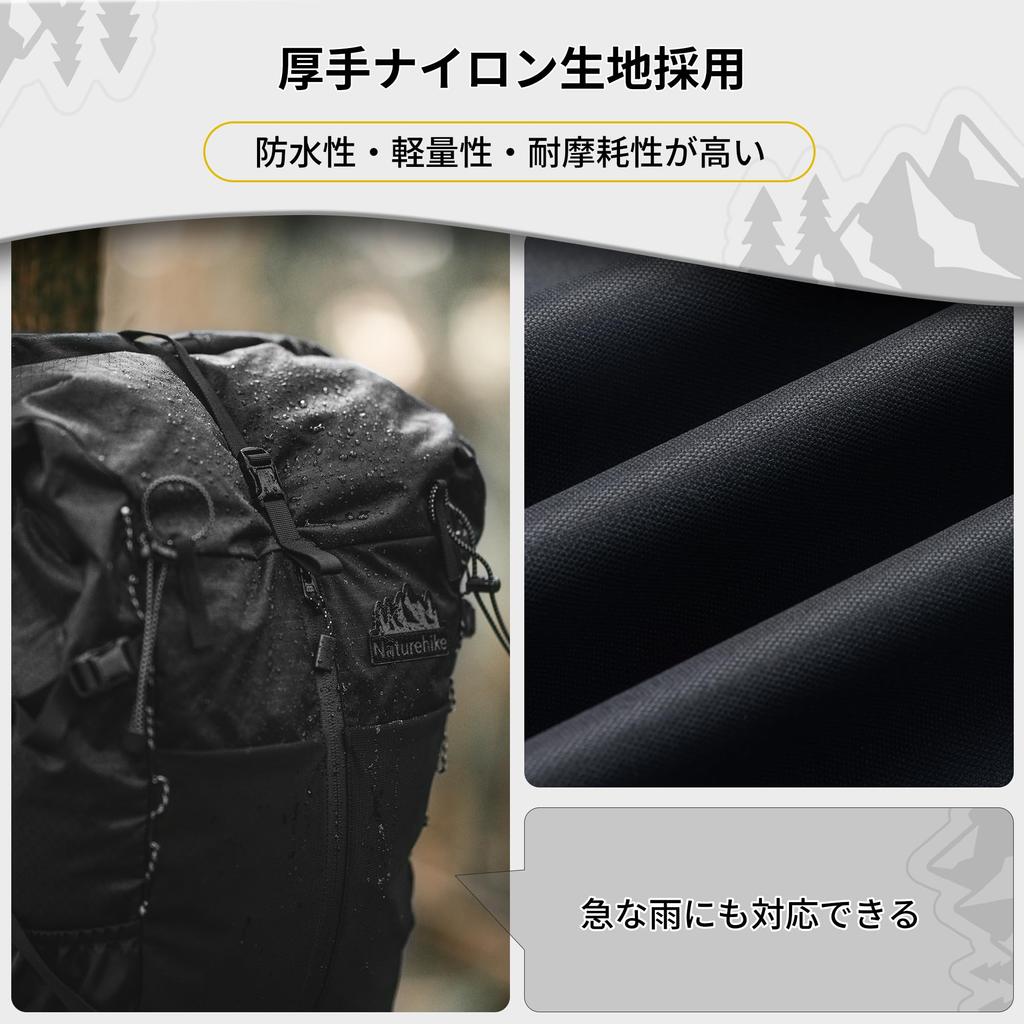 Naturehike Official Shop Backpack for Hiking, Camping, and Outdoor Activities. Features include storage, water repellency, and breathability.