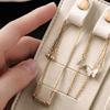 Jewelry Organizer Roll Premium Leather Multi Compartment Storage For Earrings Necklaces Rings Travel  Foldable Case