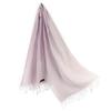 Linen Scarf In Gift Smoky 45x180cm [Pashmina Collection] 100% Box, Lavender,