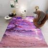Night View Carpet Cartoon Living Room Bedroom Kitchen Sofa Table Balcony Rug Non-slip Washable Mat Exquisite Ornaments