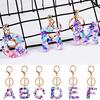 Women Fashion Keychain Alloy Letters Exotic Acrylic DIY Fashion Casual Colorful 1.2-5.7cm