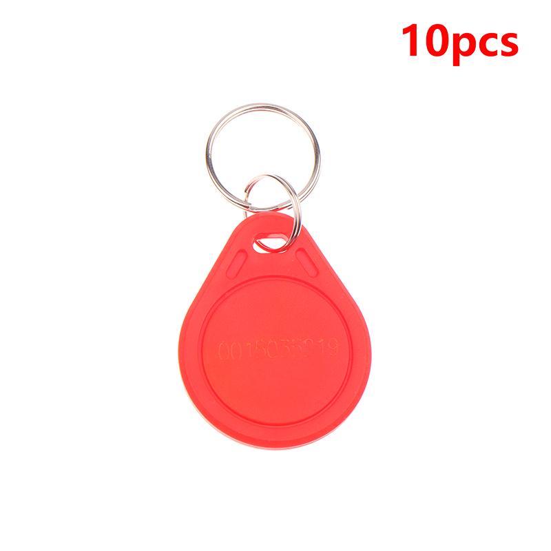 10Pcs 125Khz Read-Only Rfid Rfid Tk4100 Em4100 Smart Chip Proximity Keyfobs Smart Secure Door Entry Access Id Keychain Token Tag
