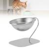 Stainless Steel Elevated Cat Bowls Detachable Large Capacity Cat Bowls  Pet Feeding