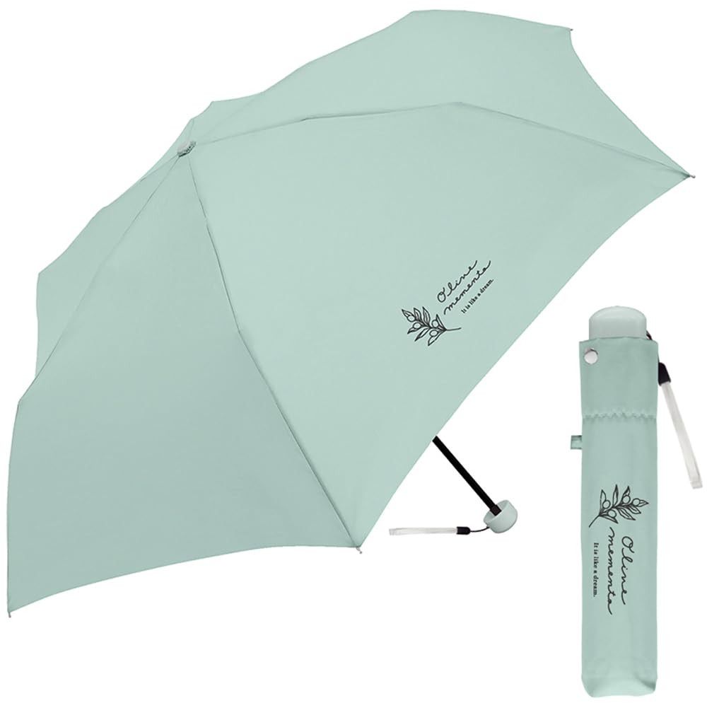 Folding Umbrella for Dull Botanical Women, Lightweight, Compact, Stylish, Color, 55cm,