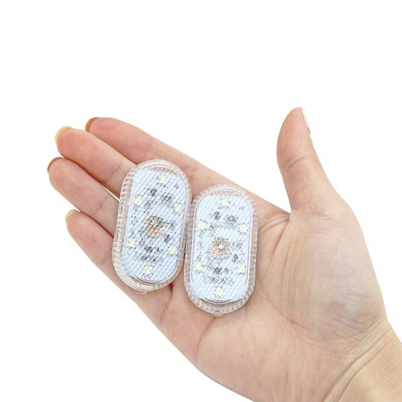 1/3/5pcs Car LED Touch Lights Wireless Interior Light Auto Roof Ceiling Reading Lamps USB Charging Car Atmosphere Light