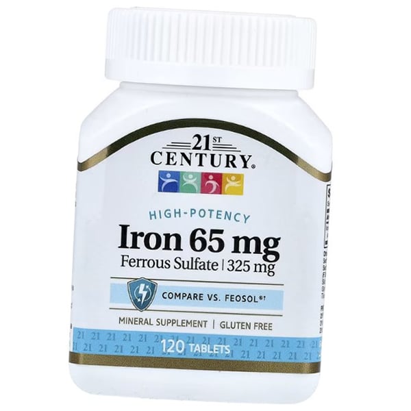 Сульфат Железа, Iron 65, 21st Century 120таб (36440048)