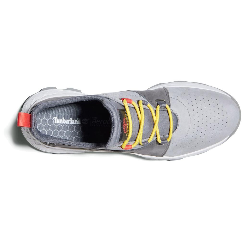 Timberland Brooklyn Series Trendy Lightweight Shock Absorbing Durable Breathable Low Top Outdoor Functional Shoes Men Shoes Gray White A2HTM085