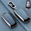 Чехол-футляр из цинкового сплава и кожи для автомобильного ключа Lincoln MKZ Navigator MKC Continental