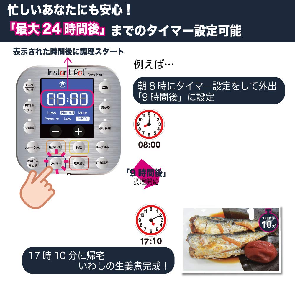 Обычная импортная скороварка Instant Pot 7 в 1 Nova Plus Mini Black ISP1003 [Отечественный продукт] Мульти-электрическая (Мгновенный горшок) 3.0л