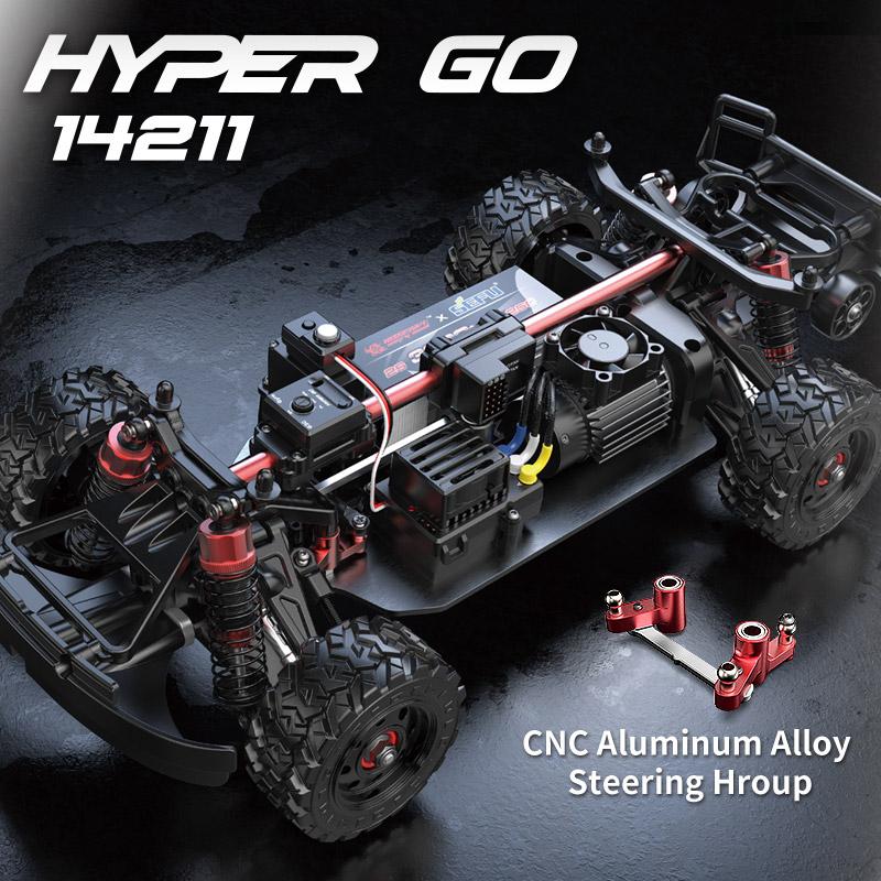 MJX Hyper Go 14211 1/14 4WD Радиоуправляемая машина Бесколлекторная Радиоуправляемая гоночная машина 70 км/ч 2.4G Машины с дистанционным управлением Внедорожные Скоростные Радиоуправляемые машины Грузовик Игрушки