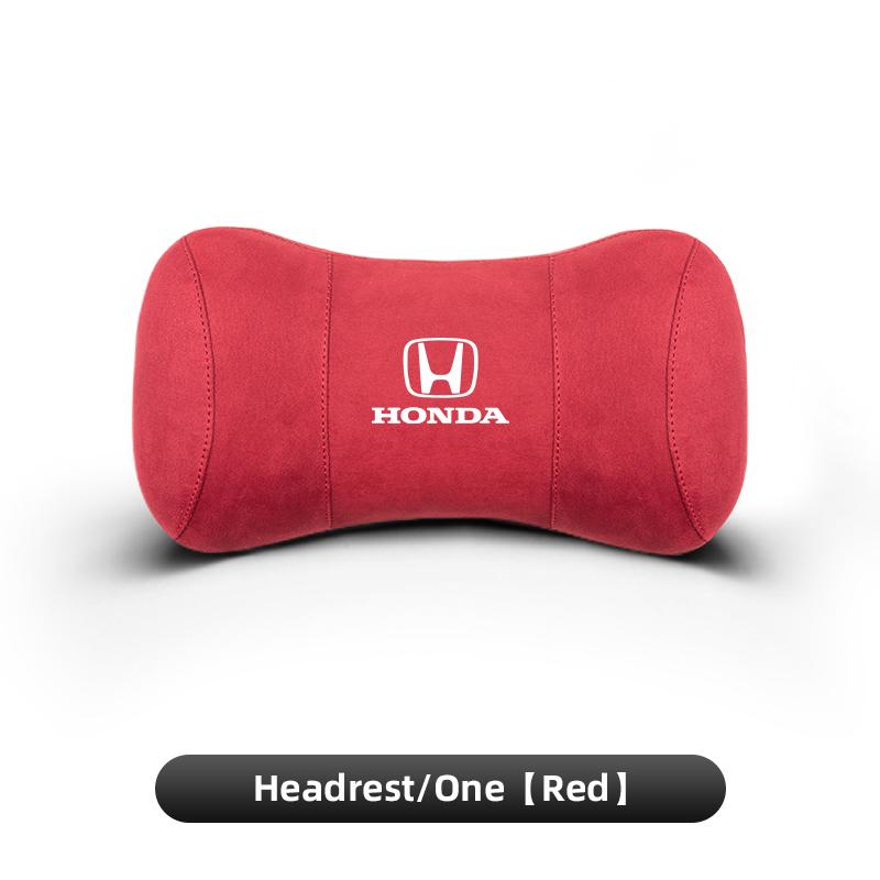 Suede Headrest Car Breathable Memory Foam Neck Pillow For Honda Odyssey t Vezel CRZ 5th CRX Pilot Civic FIT CRV Accord HRV Stepwgn