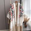 Winter Warm Cashmere Scarf for Women Paisley Embroidery Pashmina Blanket Thick Shawl Wrap Neckerchief Elegant Poncho Bufanda