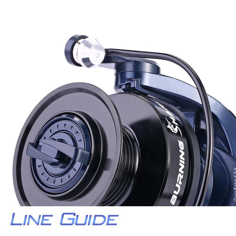 SOUGAYILANG Carp Fishing Reel 13+1BB High Speed Spinning Fishing Reel Wheel Tackle for Carp Fishing