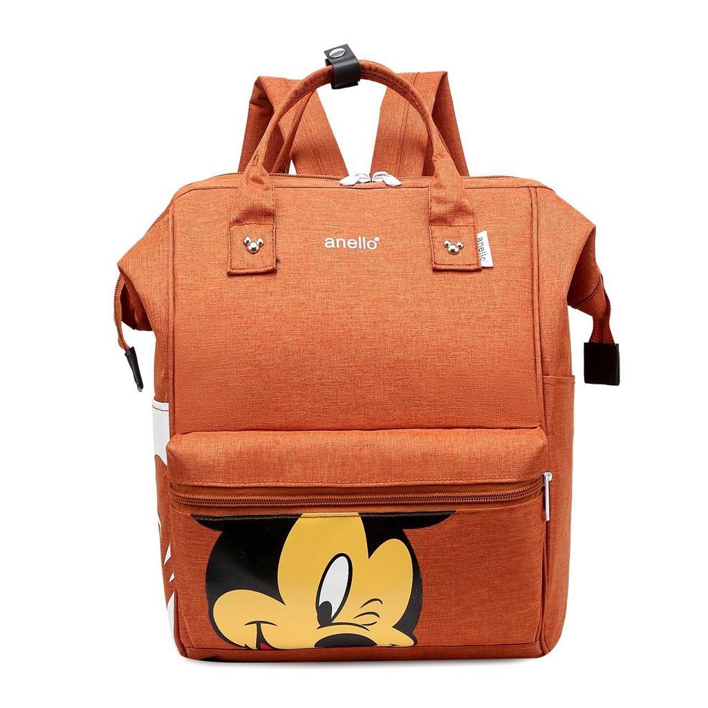 Disney Mickey Mouse Cartoon Shoulder Bag Large Capacity Mother And Baby Backpack With Vibrant Colors