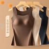 Seamless Moisturizing Skincare Tank Top - Nude Base Layer Vest