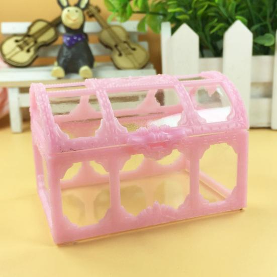 Винтажная прозрачная коробка для хранения конфет, безделушка, держатель для ювелирных изделий, органайзер, контейнер