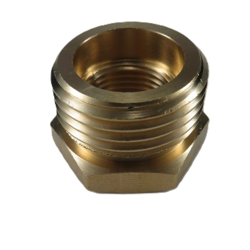 Медный переходник 3/8 NPT наружная резьба X 3/4 GHT внутренняя резьба Соединитель Герметичные конструкции Трубный переходник для домашней сантехники