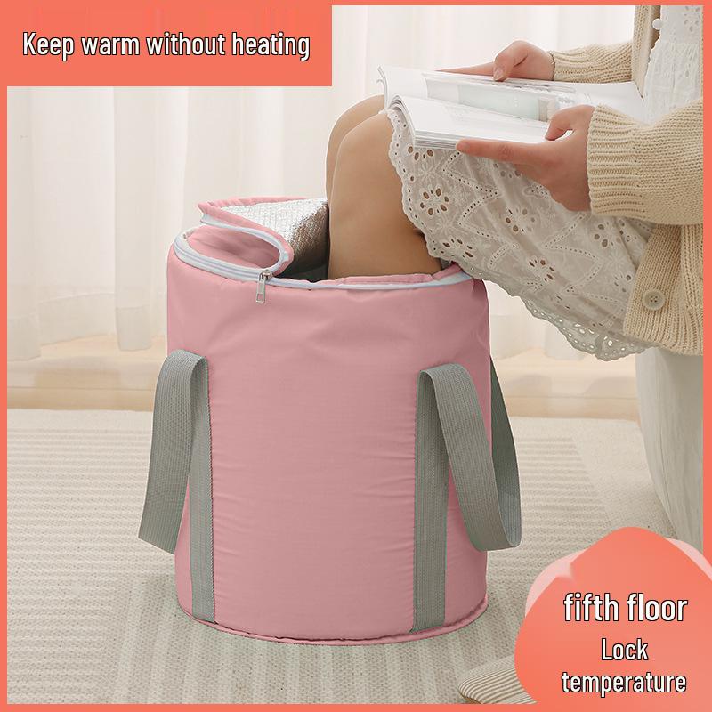 Foldable Portable Foot Soak Basin with Constant Temperature Feature