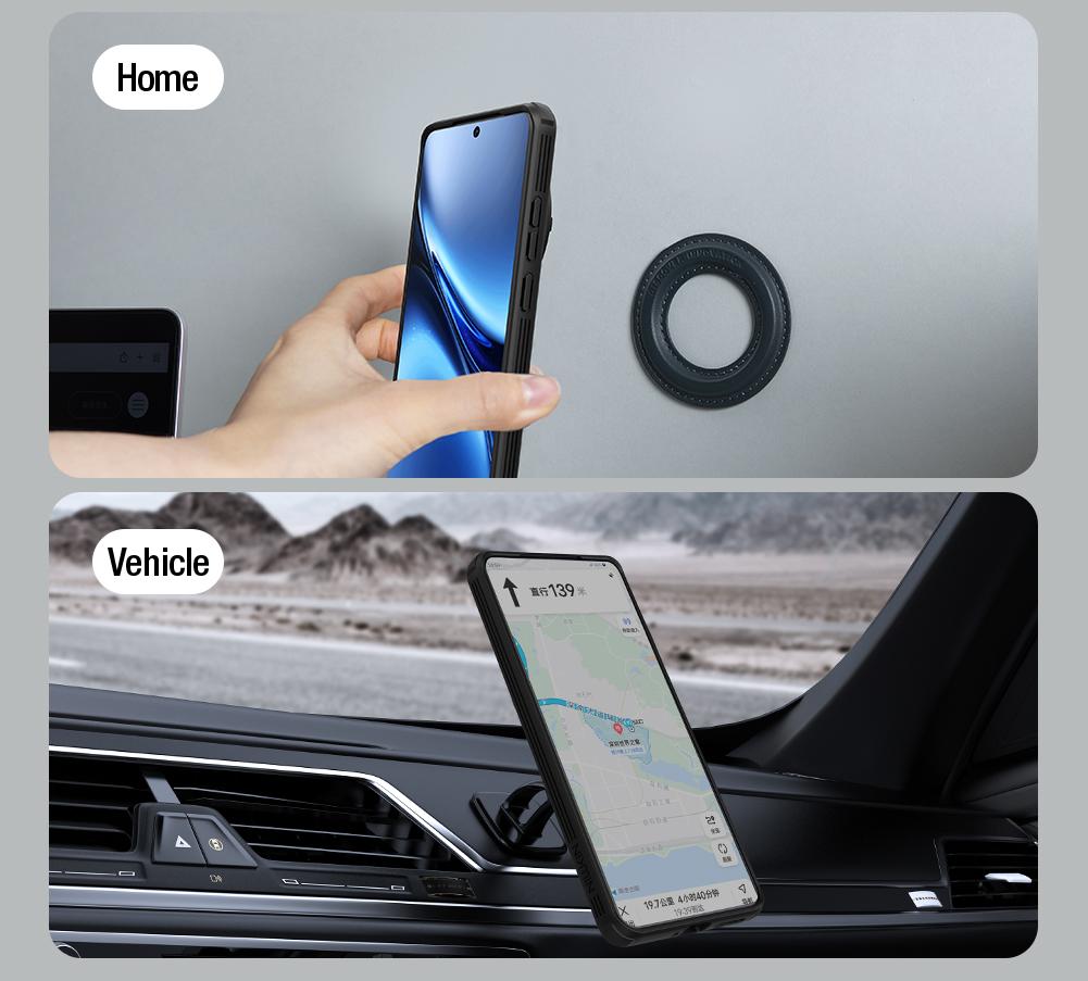 Для VIVO X200 PRO MINI чехол для телефона Nillkin CamShield Prop магнитный жесткий PC+TPU чехол противоударный задняя крышка
