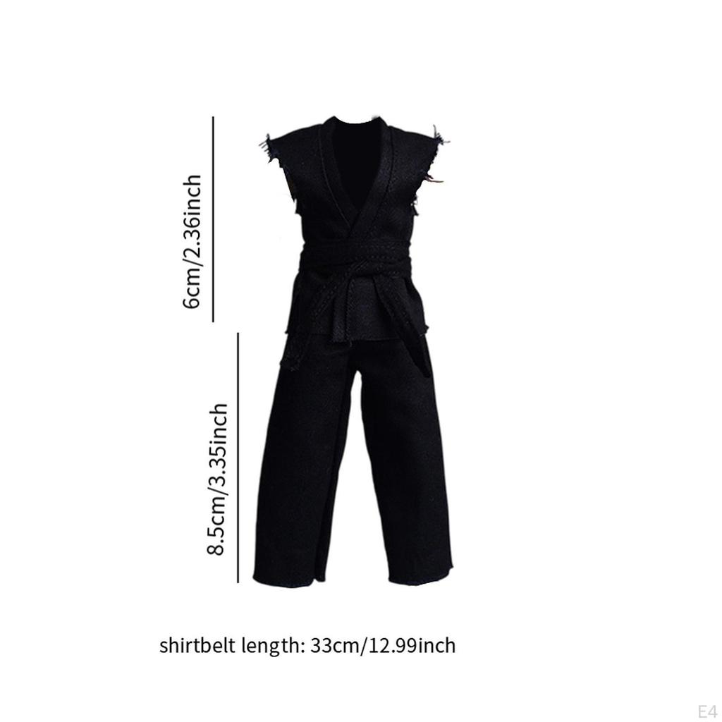 1/12 Фигурки Самурай Кимоно 6" Фигурка Боевая форма Дзюдо Косплей Дети Взрослые Подарки Стильный