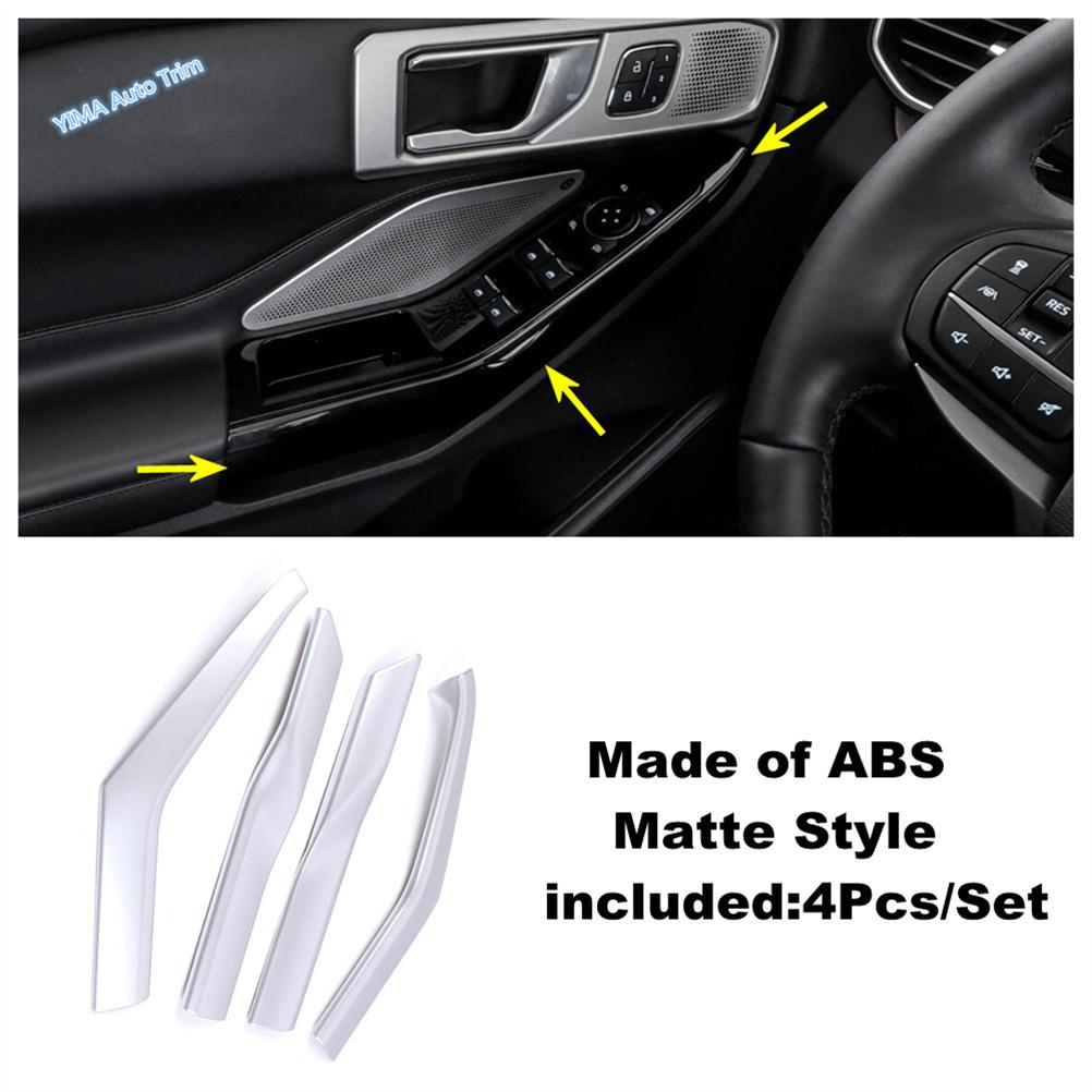 ABS Left Right Door Armrest Pull Door Panel Handle Protective Cover Trim For Ford Explorer  - 2025 Car Interior Accessories