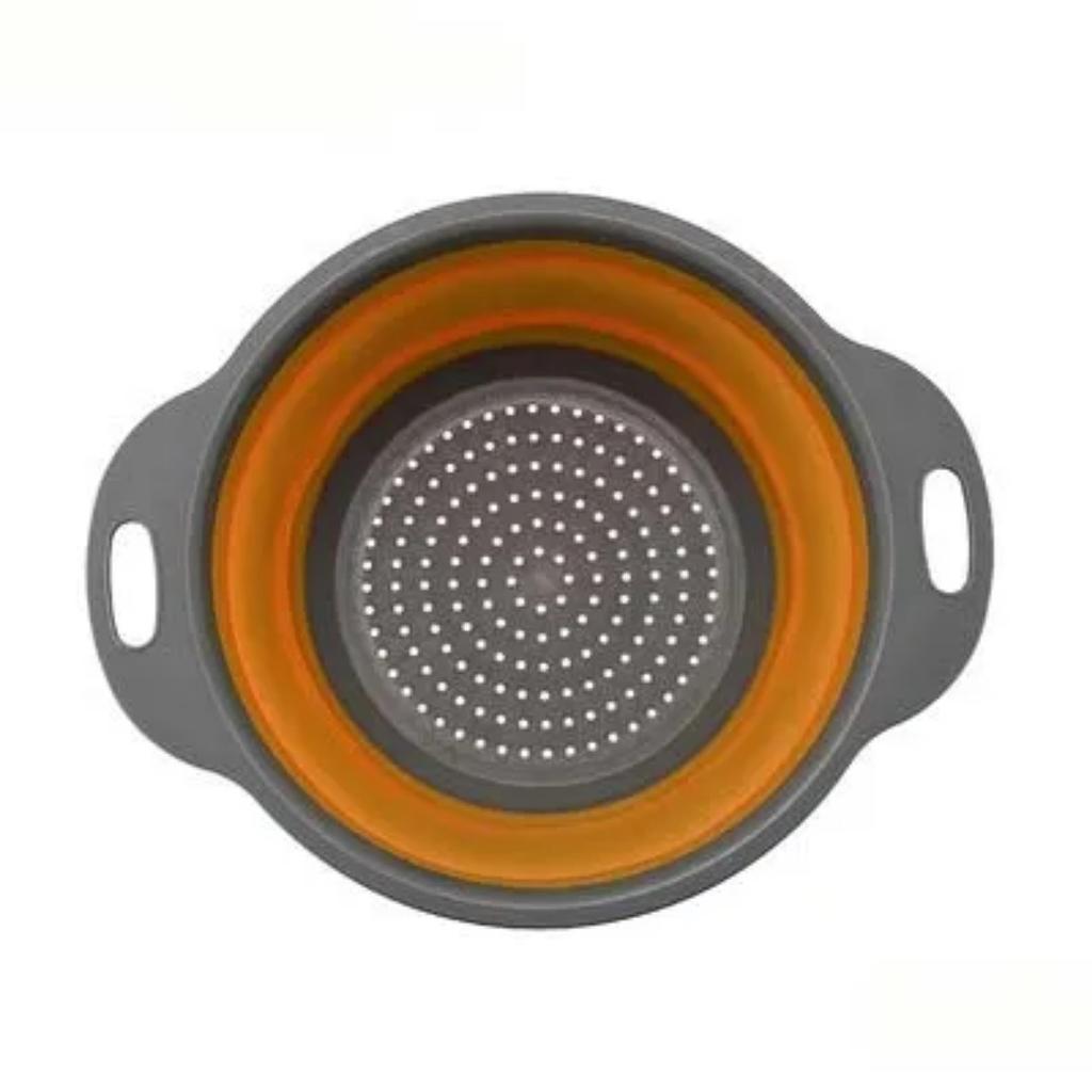 HOMZY Круглый Квадратный Складной Силиконовый Дуршлаг Корзина для Мытья Фруктов и Овощей Сито Складной Дренажер Ручка Кухонные Инструменты